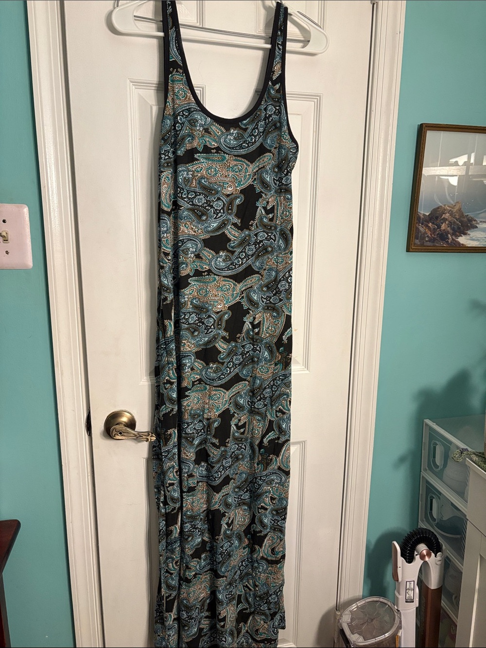 Vintage Floral Maxi Dress